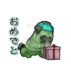 動くフラン犬（個別スタンプ：20）