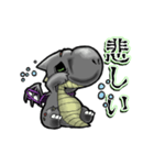 動くドラゴンゾンビ（個別スタンプ：19）