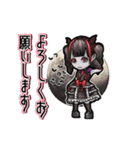 動くヴァンパイアちゃん（個別スタンプ：2）