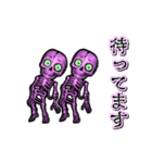 踊るスケルトン（個別スタンプ：21）