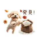 トイプードルとお米（個別スタンプ：25）
