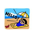 動く★トモダチトークスタンプ【夏】（個別スタンプ：10）