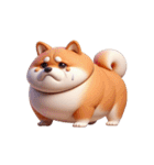 まんまる柴犬・おもしろ表情（個別スタンプ：5）