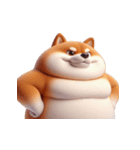 まんまる柴犬・おもしろ表情（個別スタンプ：24）