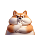 まんまる柴犬・おもしろ表情（個別スタンプ：26）