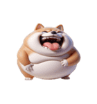 まんまる柴犬・おもしろ表情（個別スタンプ：27）