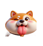 まんまる柴犬・おもしろ表情（個別スタンプ：30）