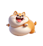 まんまる柴犬・おもしろ表情（個別スタンプ：32）
