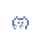 動くドットねこ！！2-1 白猫（個別スタンプ：7）