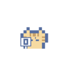 動くドットねこ！！2-1 茶トラ猫（個別スタンプ：10）