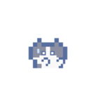 動くドットねこ！！2-1 ハチワレ（個別スタンプ：4）
