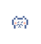 動くドットねこ！！2-2 白猫（個別スタンプ：6）
