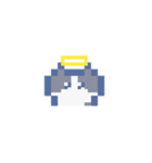 動くドットねこ！！2-2 ハチワレ（個別スタンプ：11）