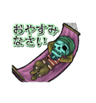 動くガイコツ船長（個別スタンプ：13）