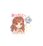 ゆるふわ癒し系女子マキちゃんスタンプ1（個別スタンプ：13）
