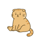 だるそうな猫がだらだらしている（個別スタンプ：5）