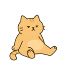 だるそうな猫がだらだらしている（個別スタンプ：7）
