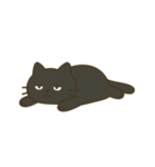 だるそうな猫がだらだらしている（個別スタンプ：10）