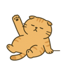だるそうな猫がだらだらしている（個別スタンプ：22）