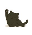 だるそうな猫がだらだらしている（個別スタンプ：24）