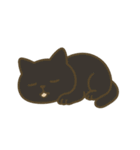 だるそうな猫がだらだらしている（個別スタンプ：33）