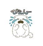 ぽっちゃり白猫さんのかわいいスタンプ（個別スタンプ：37）