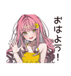 【16タイプ】ENFP♡好奇心爆発ガール（個別スタンプ：2）