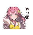 【16タイプ】ENFP♡好奇心爆発ガール（個別スタンプ：3）