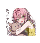 【16タイプ】ENFP♡好奇心爆発ガール（個別スタンプ：15）