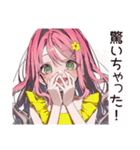 【16タイプ】ENFP♡好奇心爆発ガール（個別スタンプ：16）
