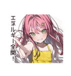 【16タイプ】ENFP♡好奇心爆発ガール（個別スタンプ：37）