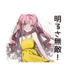 【16タイプ】ENFP♡好奇心爆発ガール（個別スタンプ：40）