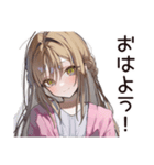 【16タイプ】ISFJ♡おっとり癒し系女子（個別スタンプ：3）