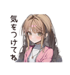 【16タイプ】ISFJ♡おっとり癒し系女子（個別スタンプ：13）