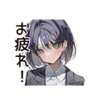 【16タイプ】ESTJ★テキパキ姉御キャラ（個別スタンプ：27）