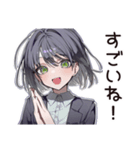 【16タイプ】ESTJ★テキパキ姉御キャラ（個別スタンプ：32）
