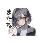 【16タイプ】ESTJ★テキパキ姉御キャラ（個別スタンプ：33）