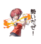 【16タイプ】ESTP★ノリで生きてる最強女子（個別スタンプ：5）