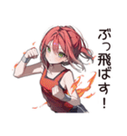 【16タイプ】ESTP★ノリで生きてる最強女子（個別スタンプ：24）