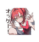 【16タイプ】ESTP★ノリで生きてる最強女子（個別スタンプ：35）