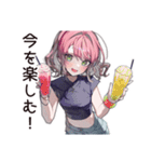 【16タイプ】ESFP★天真爛漫な女の子（個別スタンプ：1）