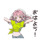 【16タイプ】ESFP★天真爛漫な女の子（個別スタンプ：3）