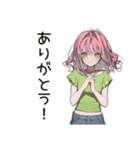 【16タイプ】ESFP★天真爛漫な女の子（個別スタンプ：7）