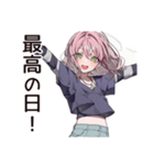 【16タイプ】ESFP★天真爛漫な女の子（個別スタンプ：10）