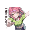 【16タイプ】ESFP★天真爛漫な女の子（個別スタンプ：25）