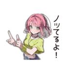 【16タイプ】ESFP★天真爛漫な女の子（個別スタンプ：26）