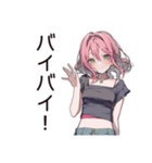 【16タイプ】ESFP★天真爛漫な女の子（個別スタンプ：36）