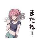 【16タイプ】ESFP★天真爛漫な女の子（個別スタンプ：37）