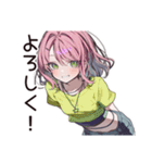 【16タイプ】ESFP★天真爛漫な女の子（個別スタンプ：38）