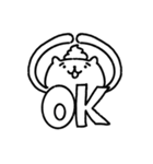 あたまにうんこのってるねこ｜たっぷり24個（個別スタンプ：17）